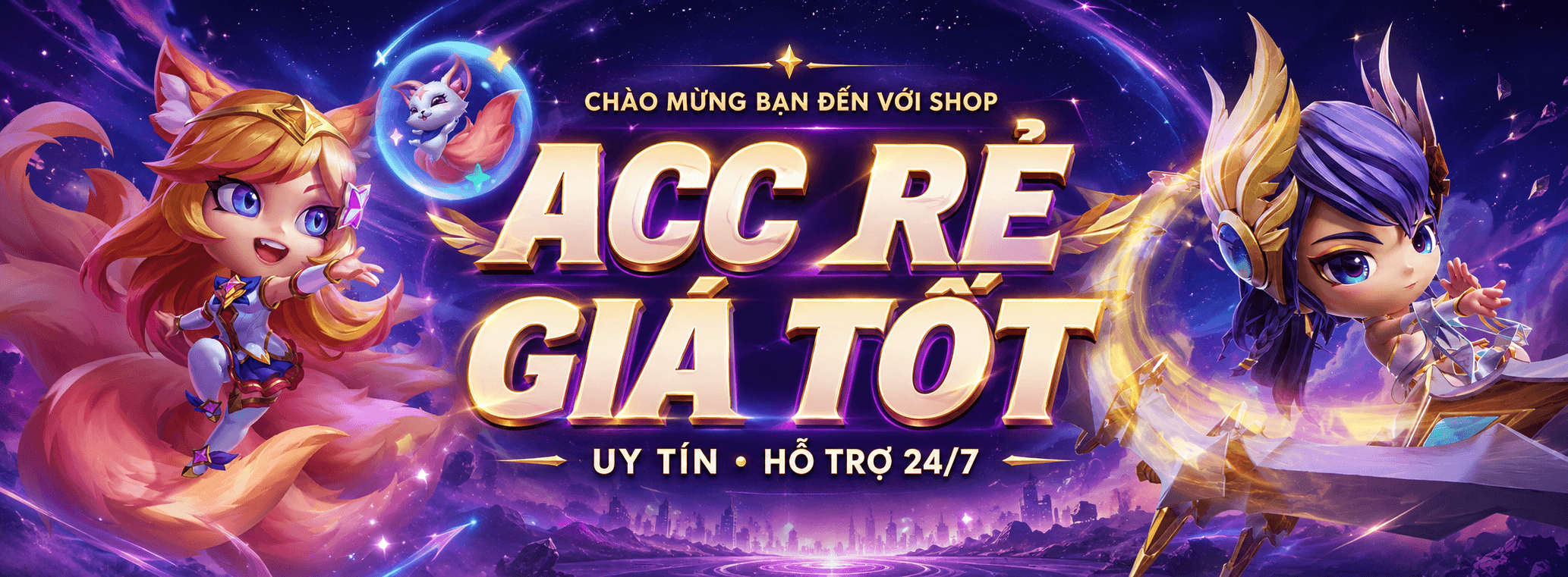 Chào mừng bạn đến với shop. Acc rẻ, giá tốt. Uy tín, hỗ trợ 24/7.